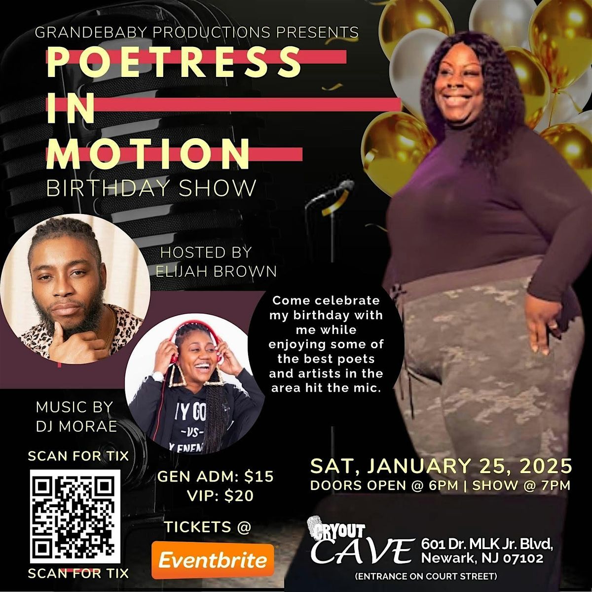 GrandeBaby Productions Presents: Poetress In Motion