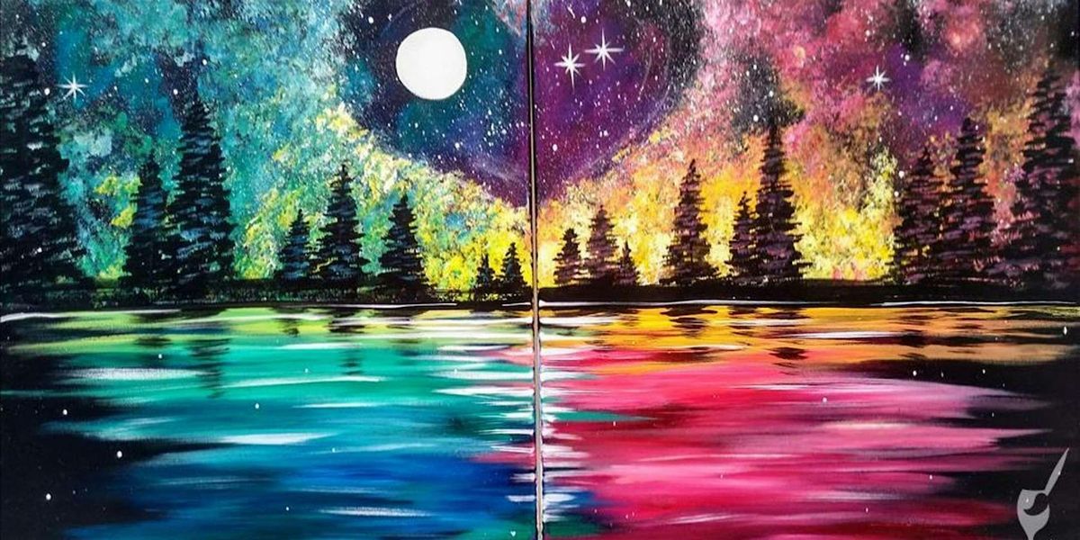 Vibrant Cosmic Love - Paint and Sip by Classpop!\u2122