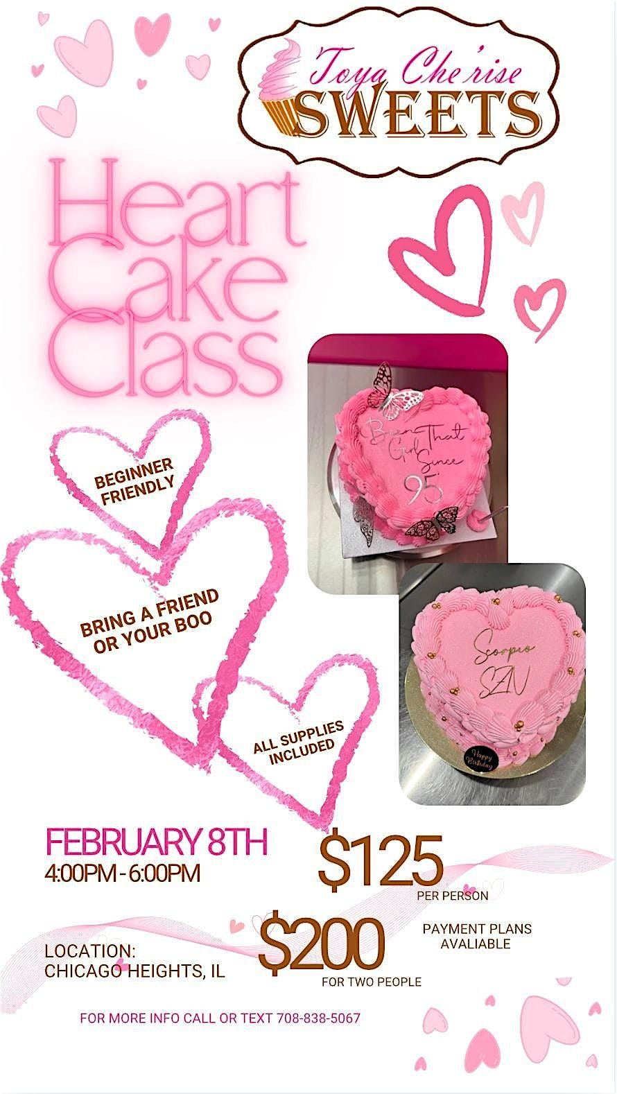 Heart Cake Class