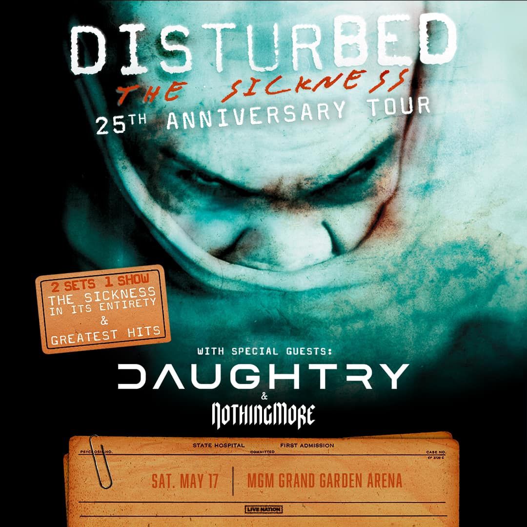 Disturbed with Daughtry at MGM Grand Garden Arena