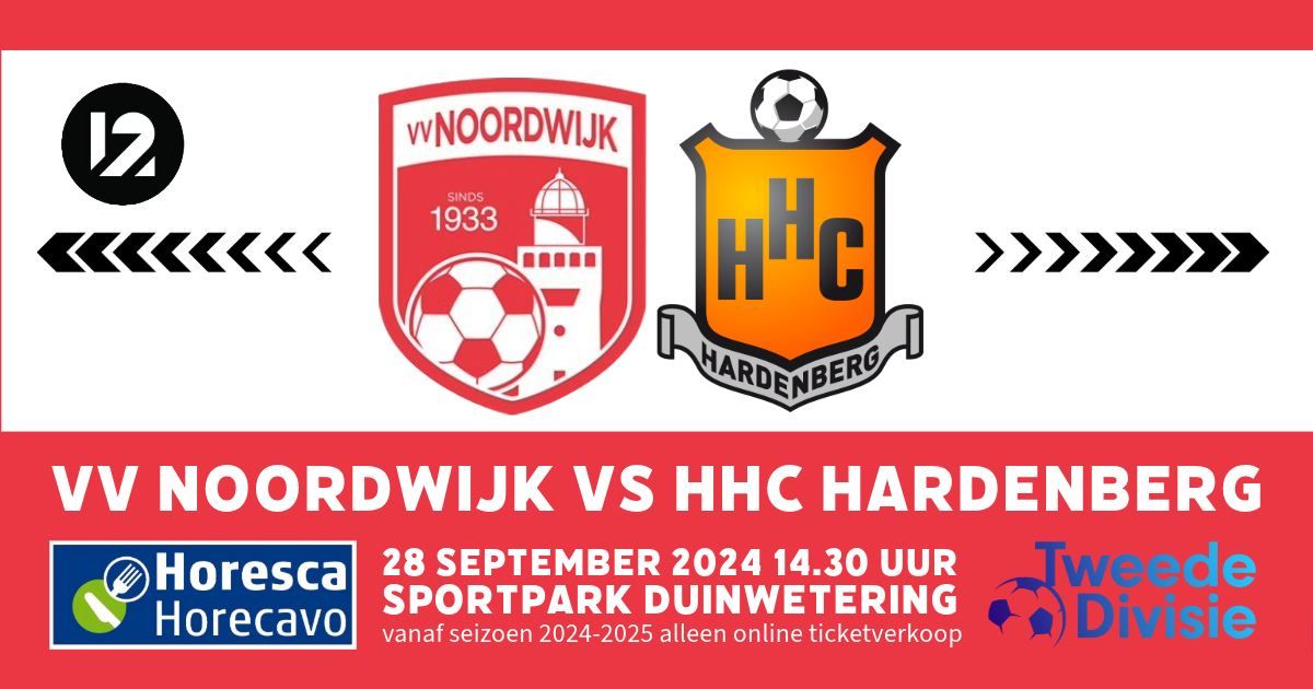 vv Noordwijk - HHC Hardenberg