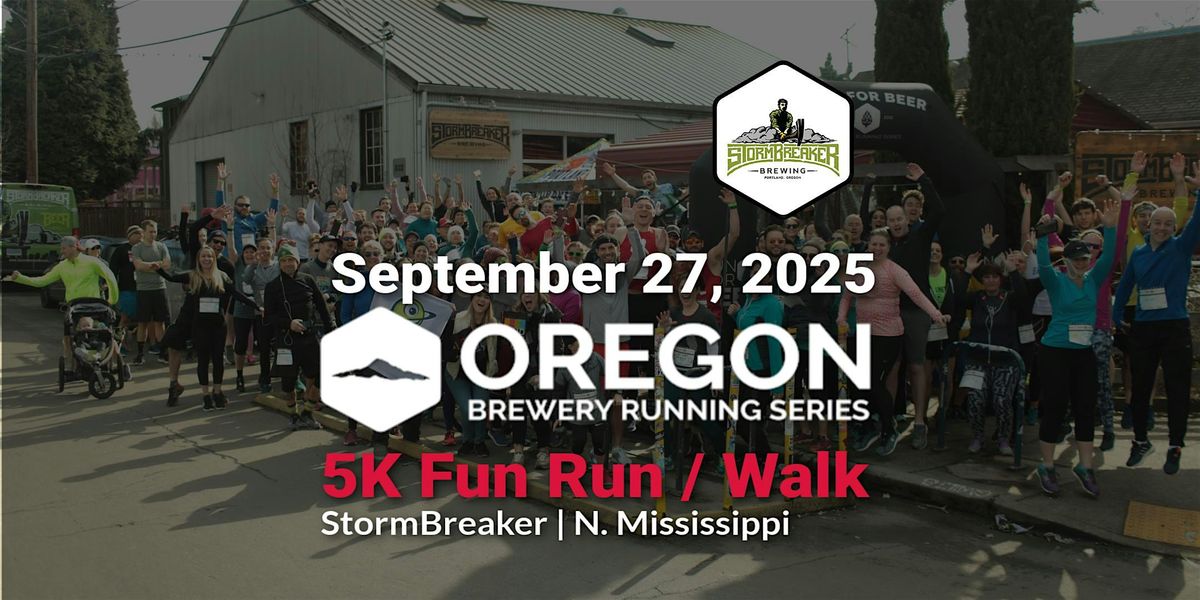 5k Beer Run - StormBreaker Brewing | 2025 OR Brewery Running Series