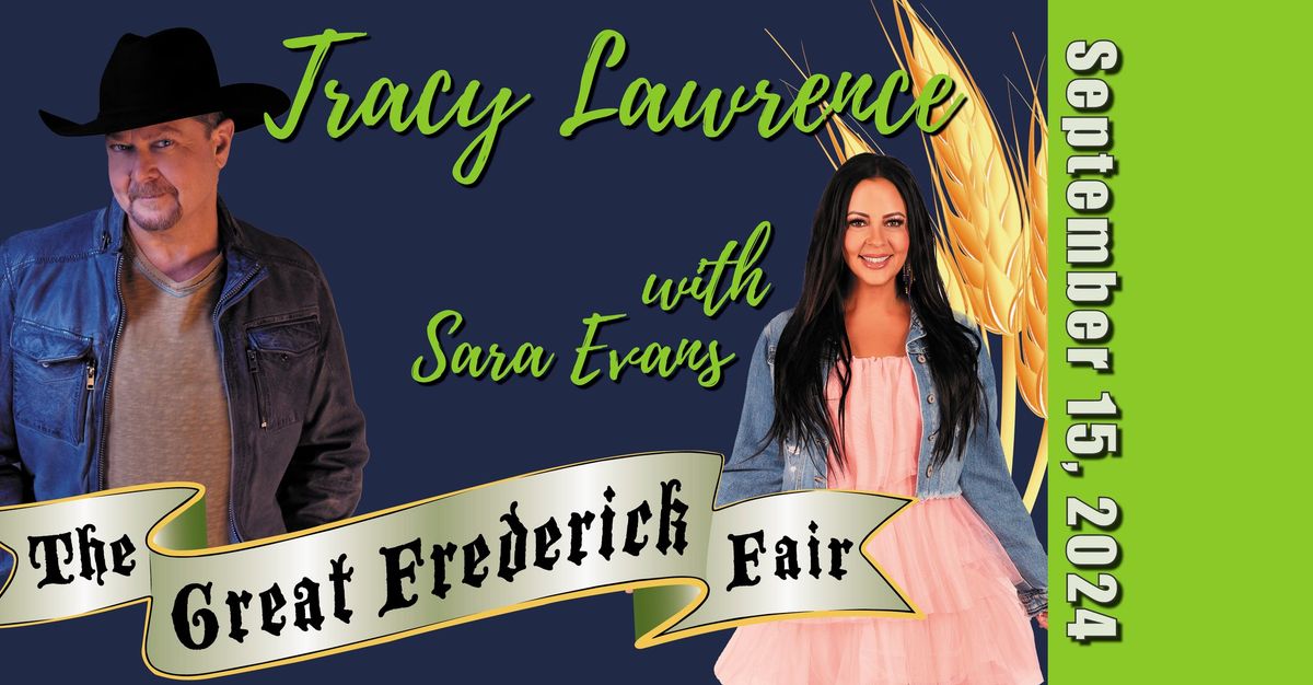 Tracy Lawrence with Sara Evans at The Great Frederick Fair