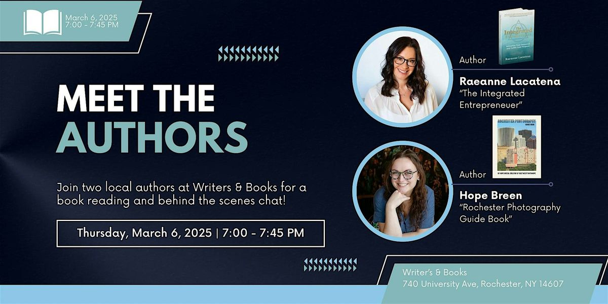 Meet the Authors at Writers and Books