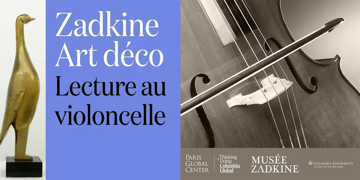 Zadkine Art d\u00e9co : Lecture au violoncelle