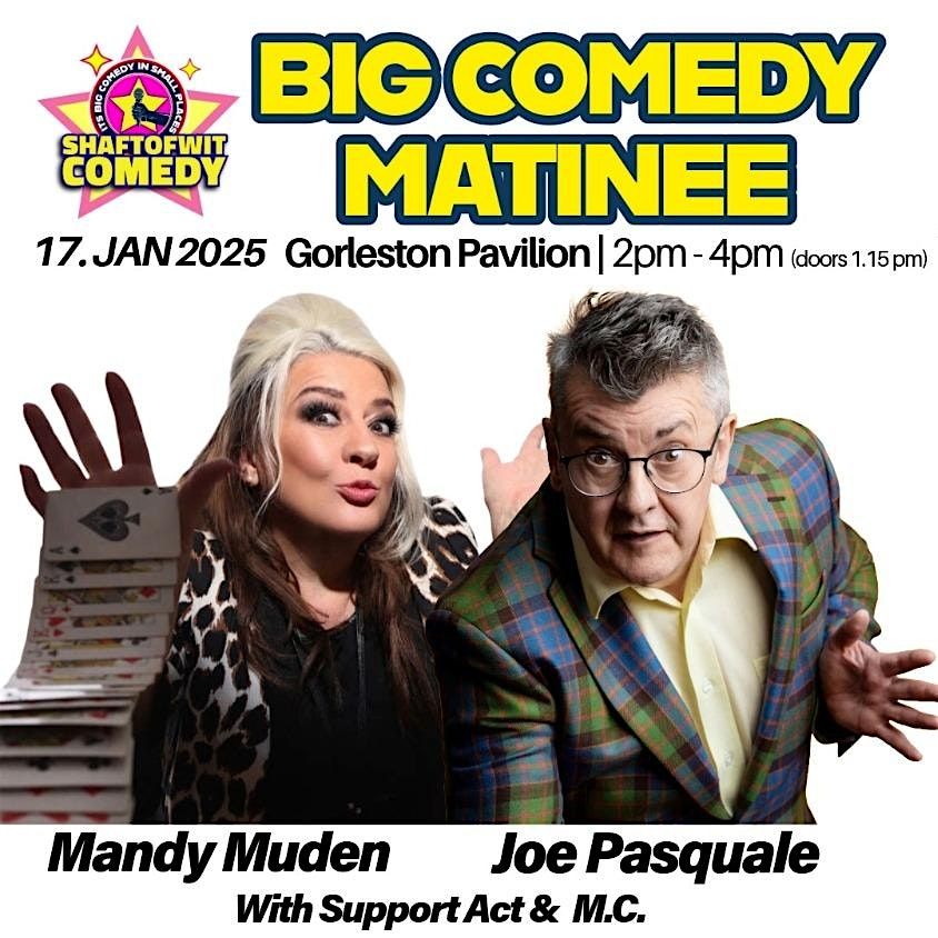 Joe Pasquale & Mandy Muden | Big Comedy Club Night | Ipswich