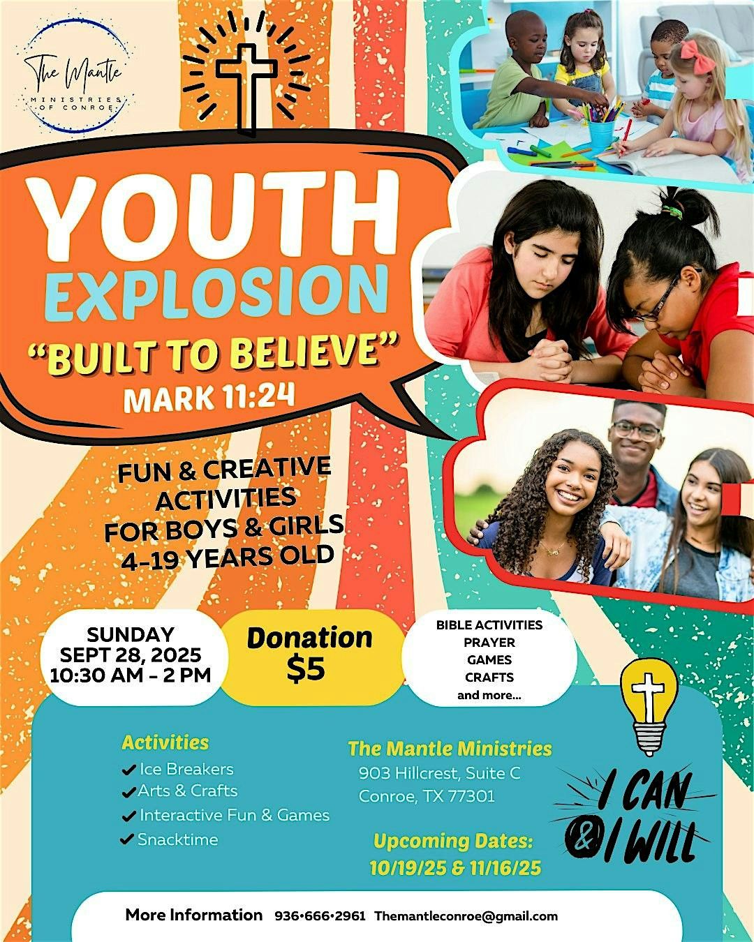 Youth Explosion: Built to Believe!