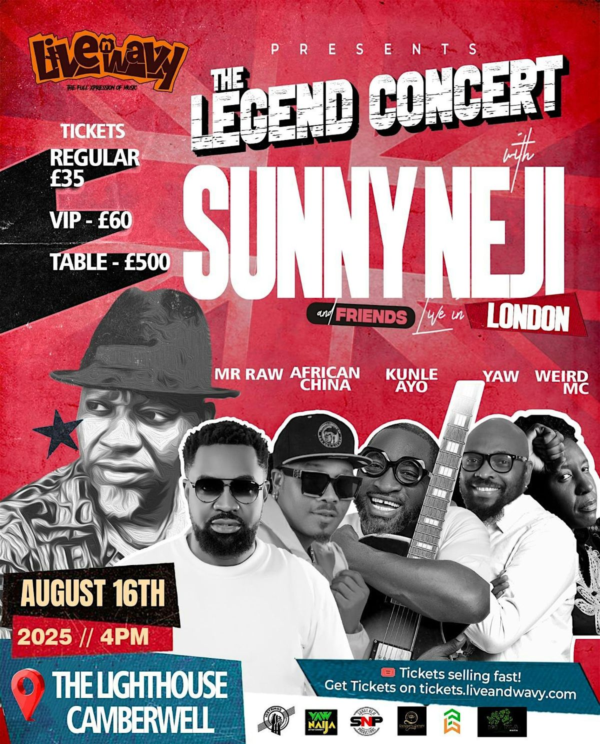 Live And Wavy Legends Concert London
