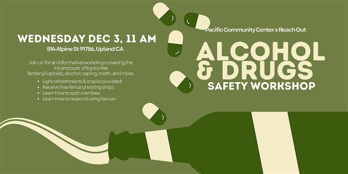 Free Safety Workshop - Topic Alcohol & Drugs