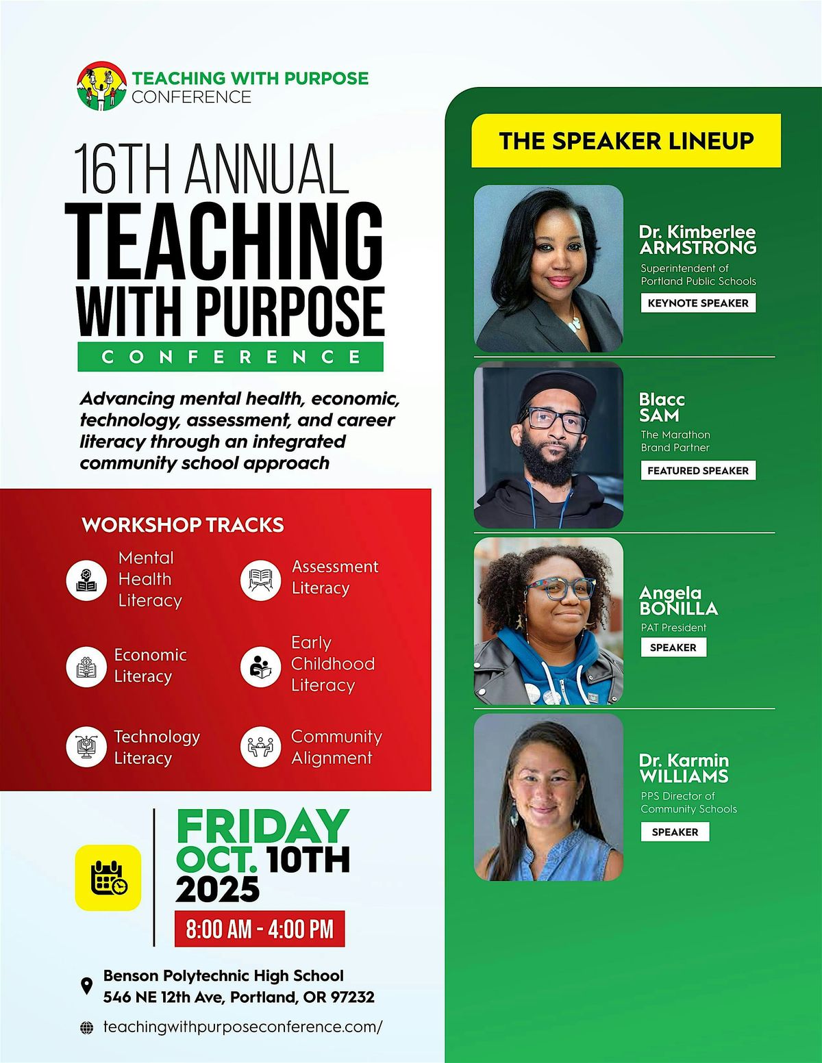 16th Annual Teaching With Purpose Conference