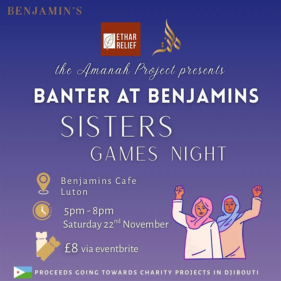 Banter at Benjamins: Sisters Games Night
