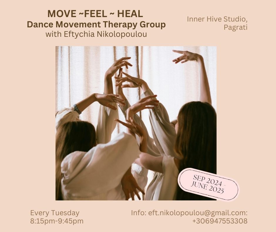 MOVE ~ FEEL ~ HEAL | Dance Movement Therapy Group for English speakers