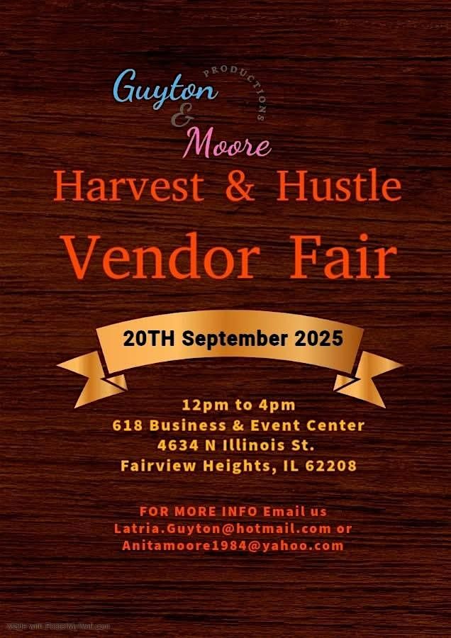 Harvest & Hustle Vendor Fair