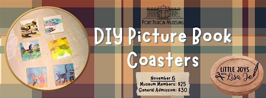 DIY Picture Book Coasters