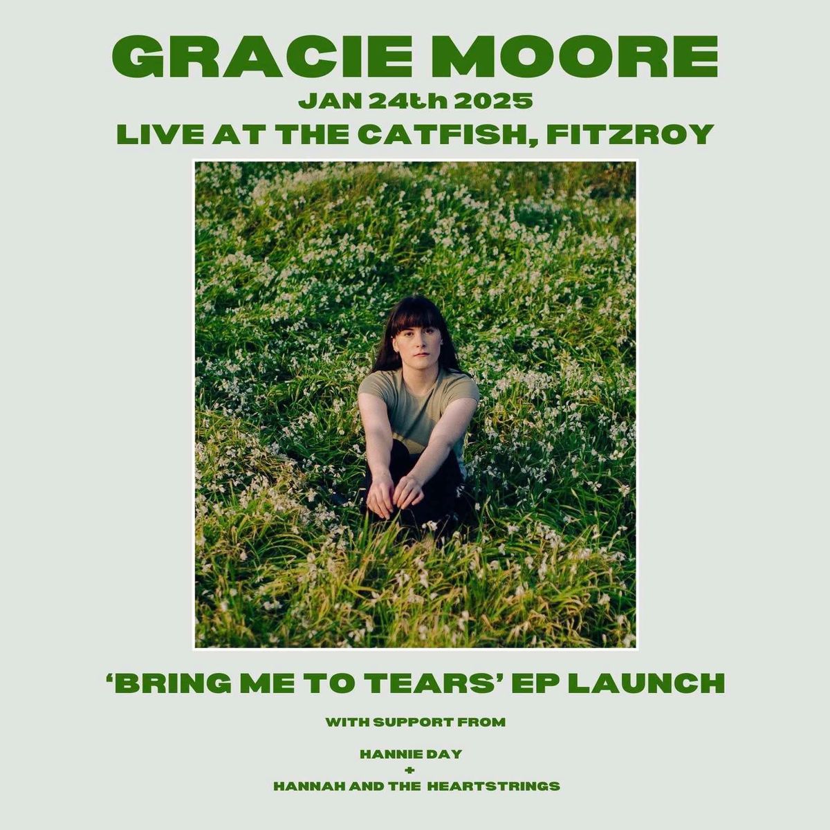 Gracie Moore \u2018Bring Me To Tears\u2019 debut EP launch at The Catfish!