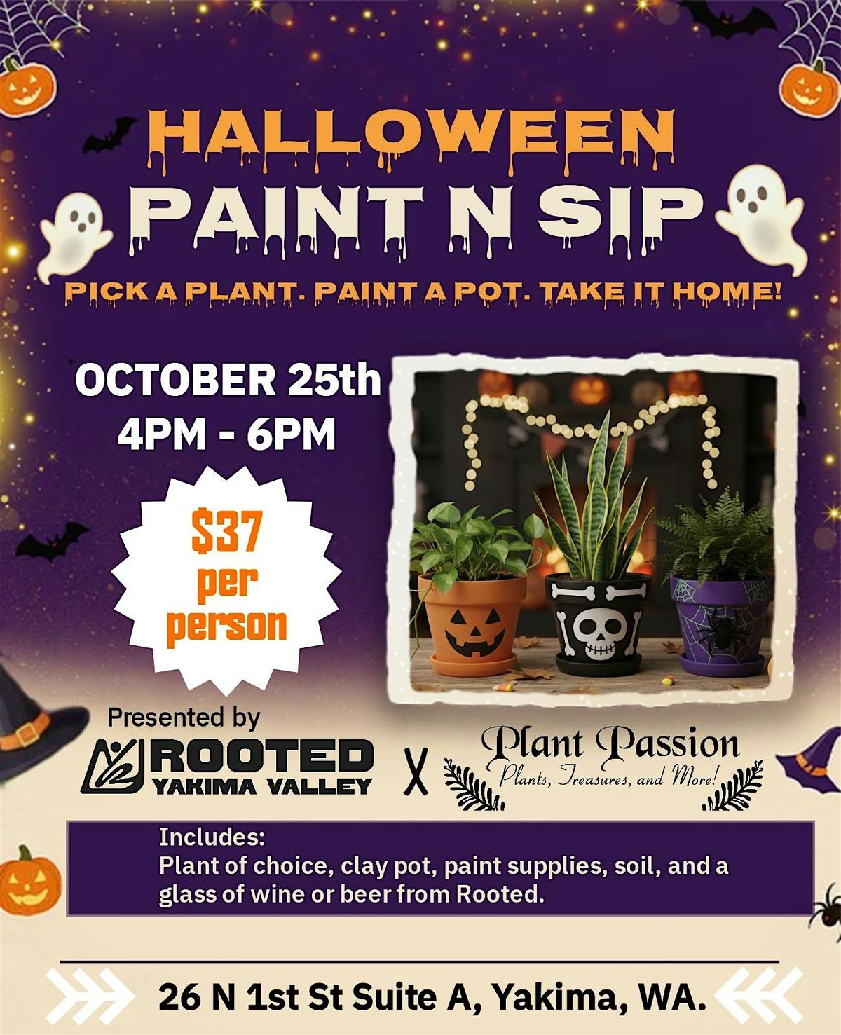 HALLOWEEN PAINT & SIP
