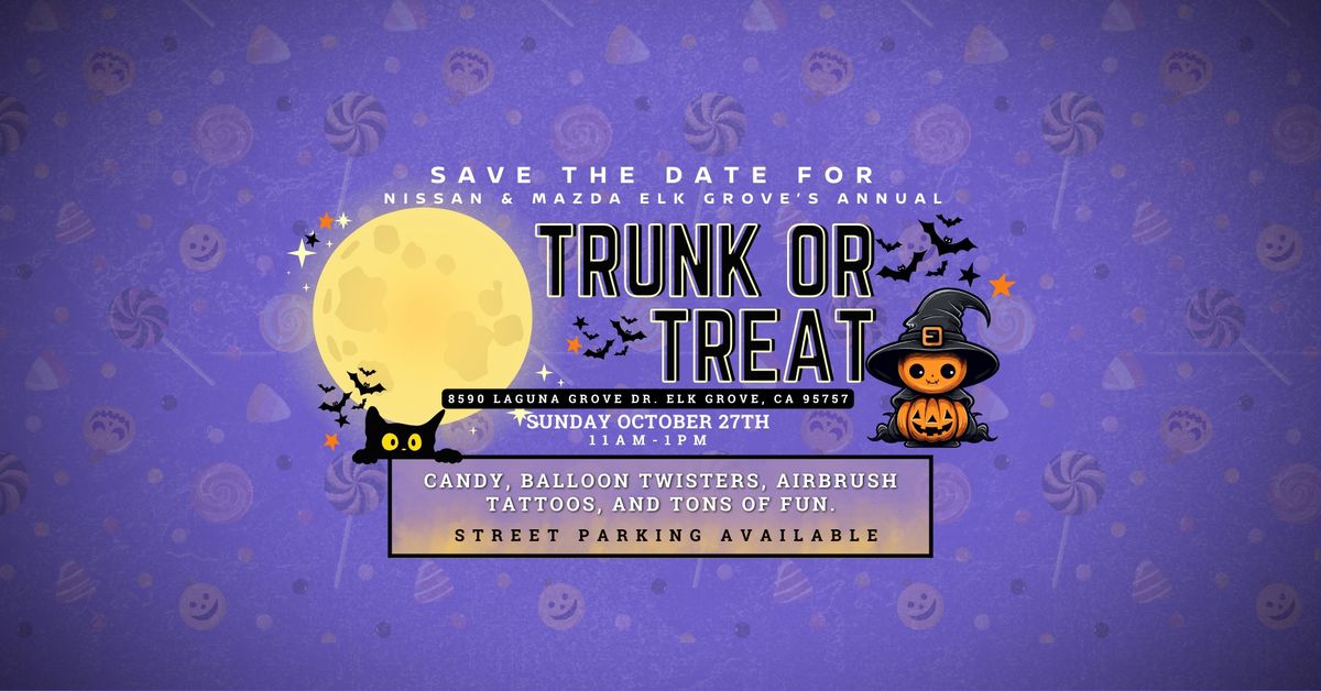 Trunk or Treat at Nissan and Mazda of Elk Grove