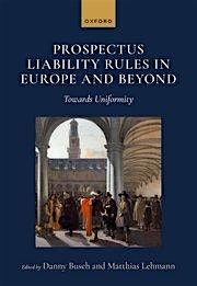 Book Launch for Prospectus Liability in Europe and Beyond