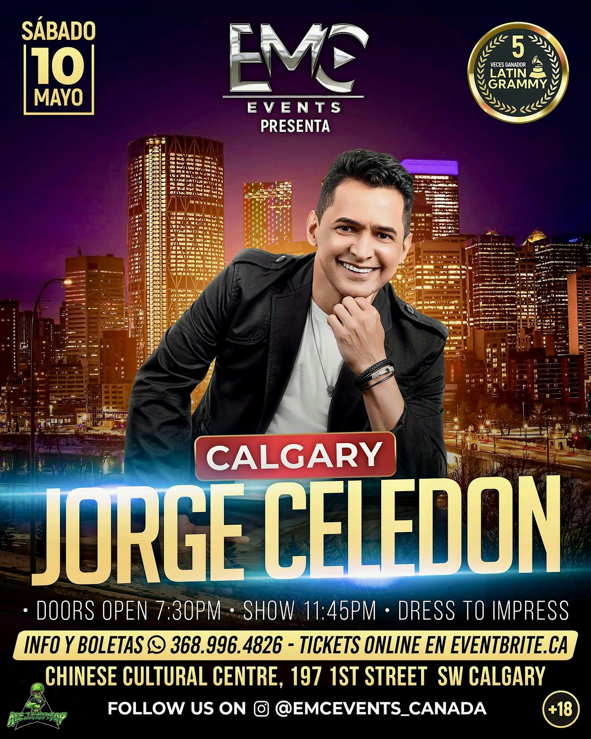 Jorge Celedon En Calgary