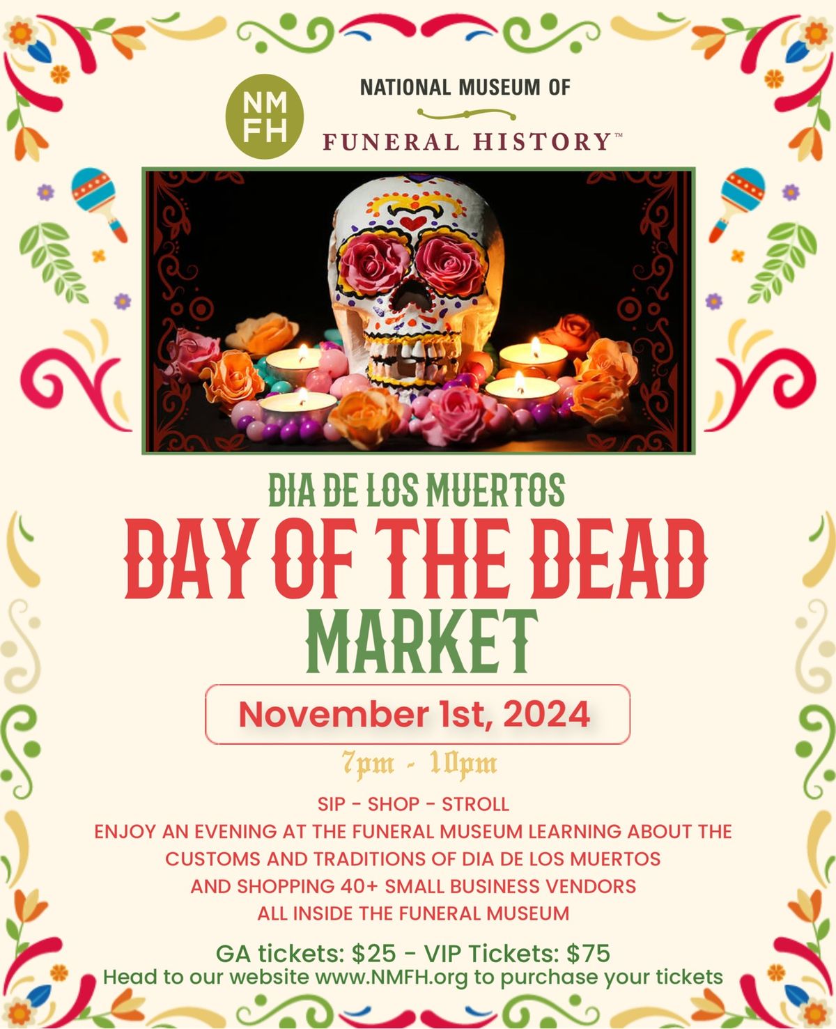 Dia De Los Muertos - Day of The Dead Market