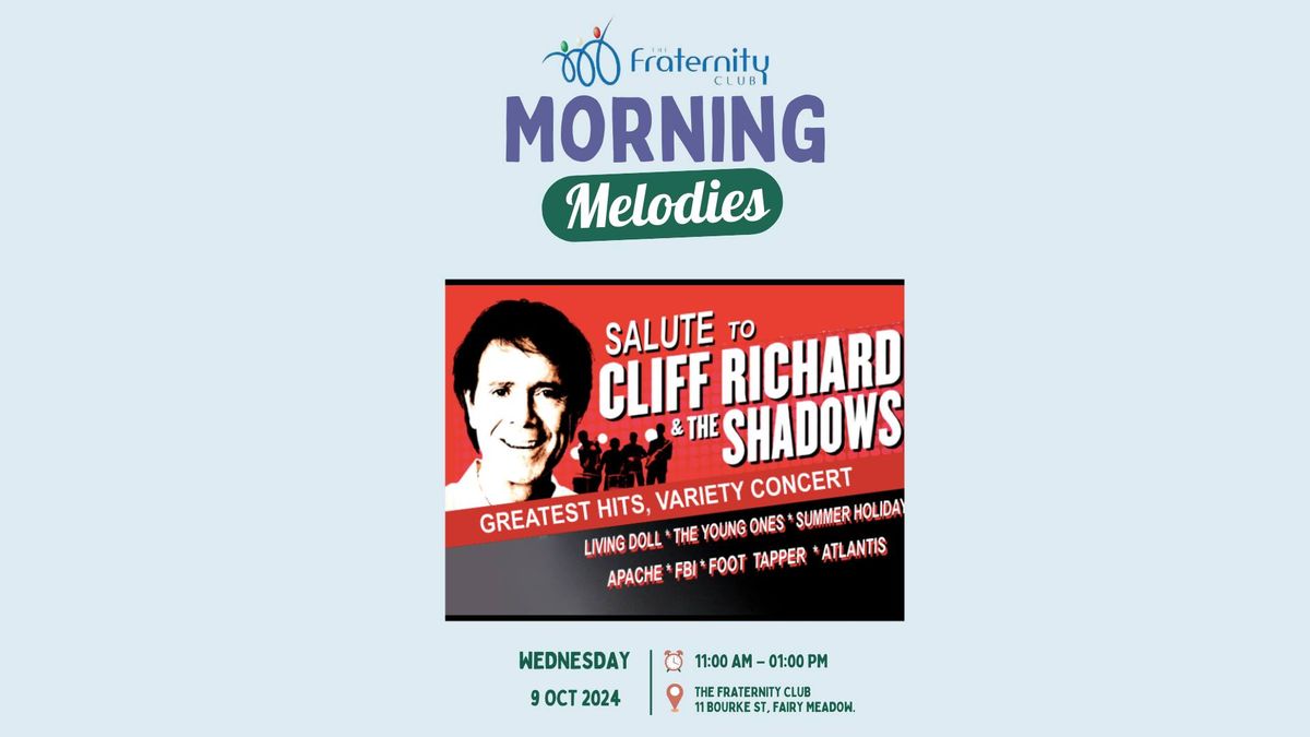 Morning Melodies - A Salute to Cliff Richard & the Shadows