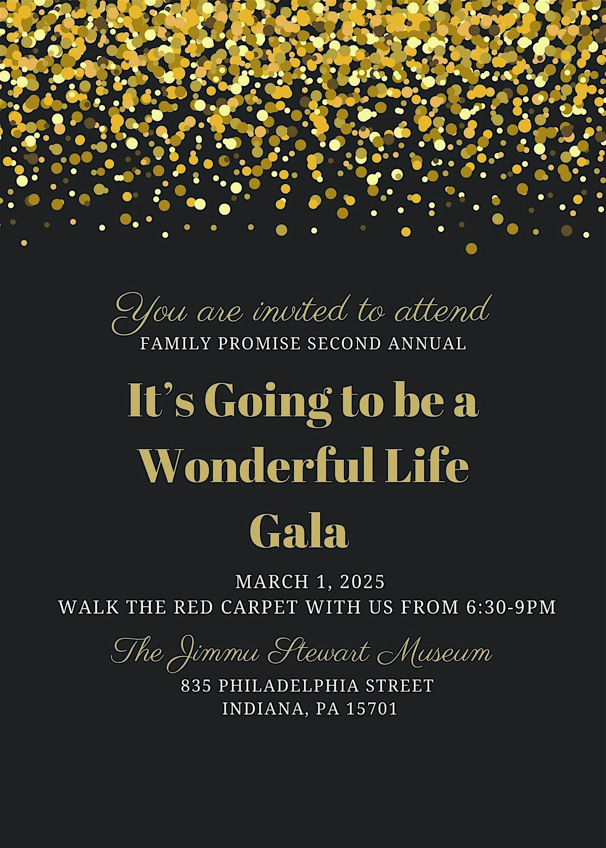 It\u2019s Going to be a Wonderful Life Gala