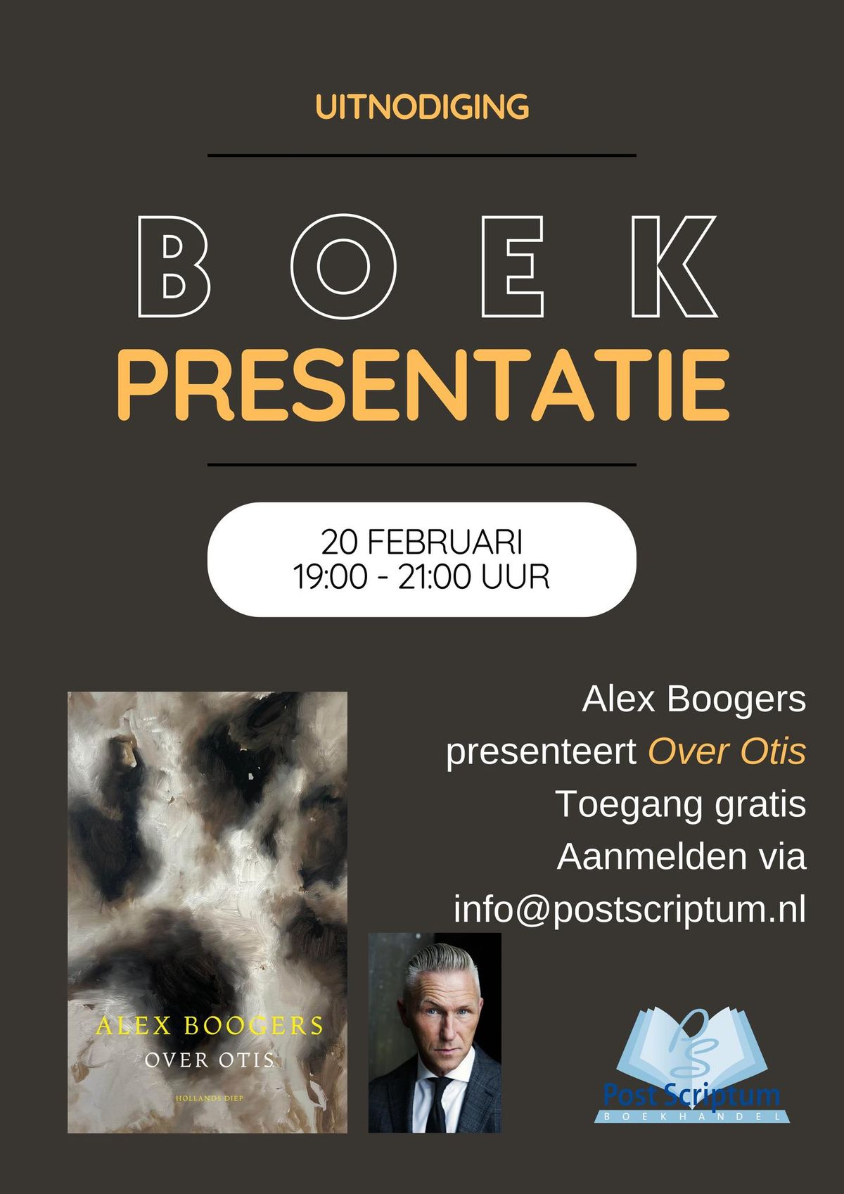 Boekpresentatie Over Otis