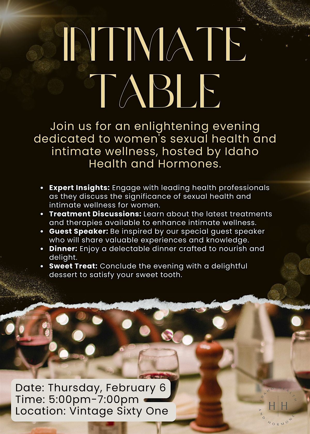 Intimate Table - Women's Intimate Wellness Dinner