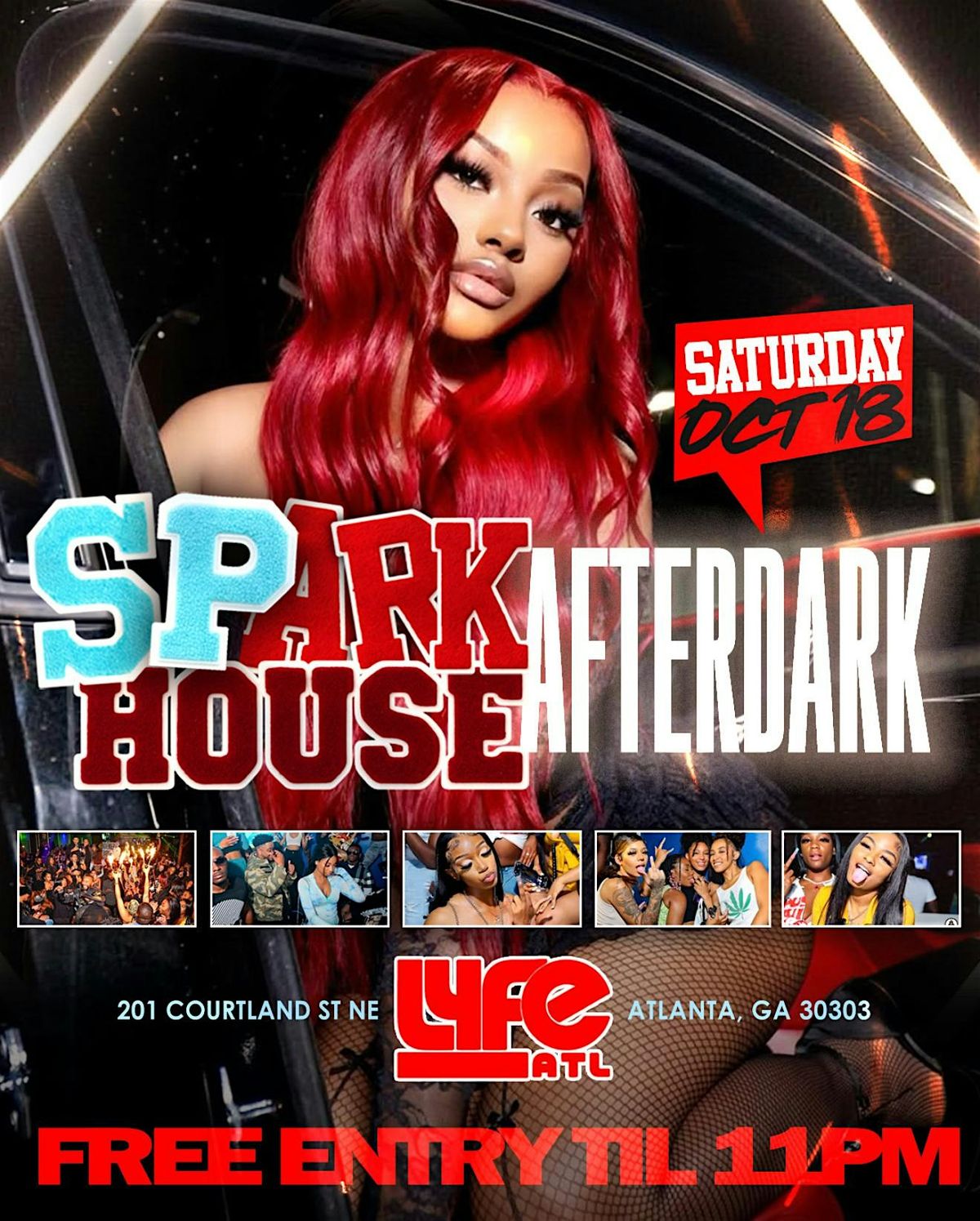 SparkHouse After Dark Homecoming Tailgate After Party (Free Entry & Drinks)