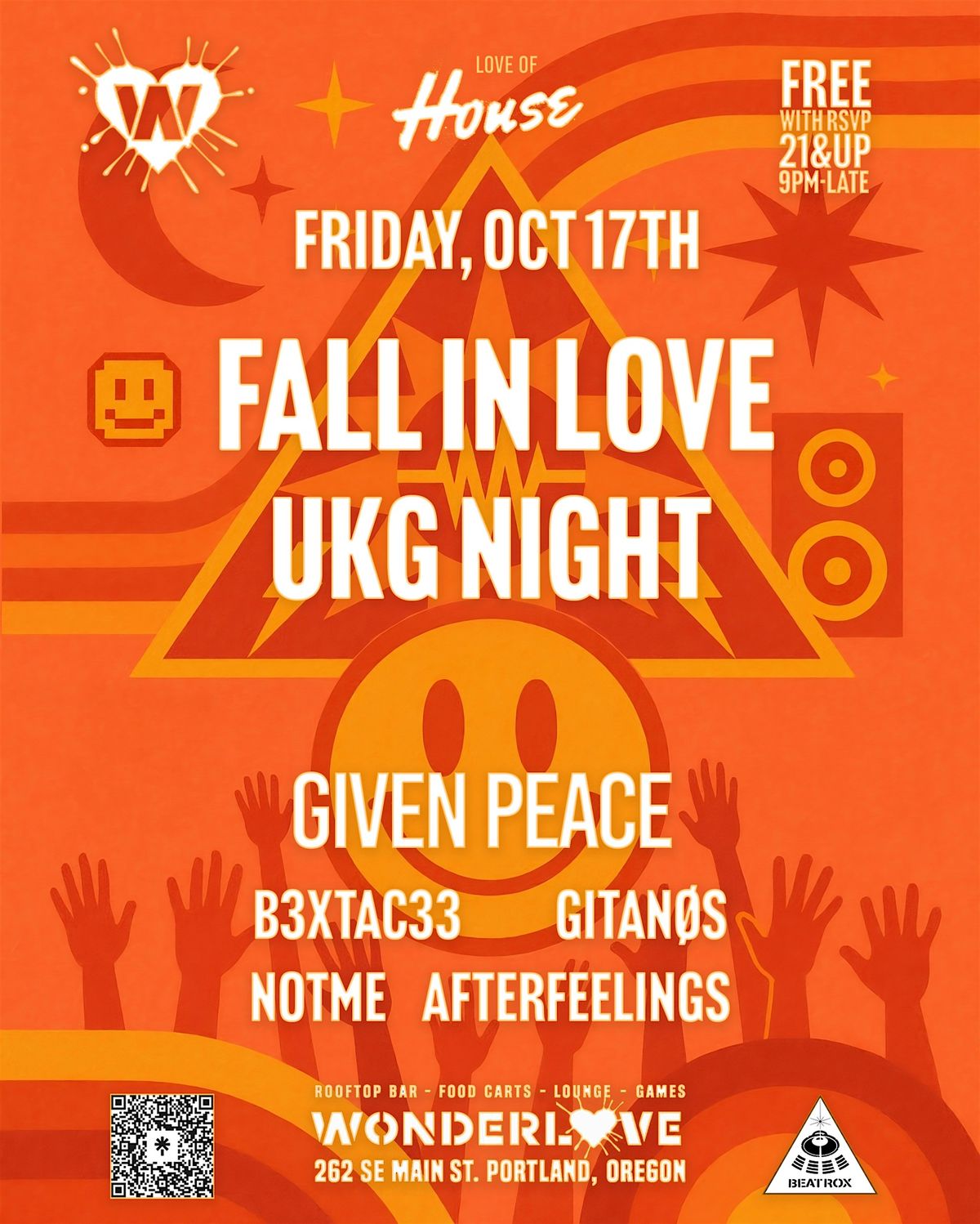 FALL IN LOVE - UGK NIGHT - Love of House - Wonderlove_PDX