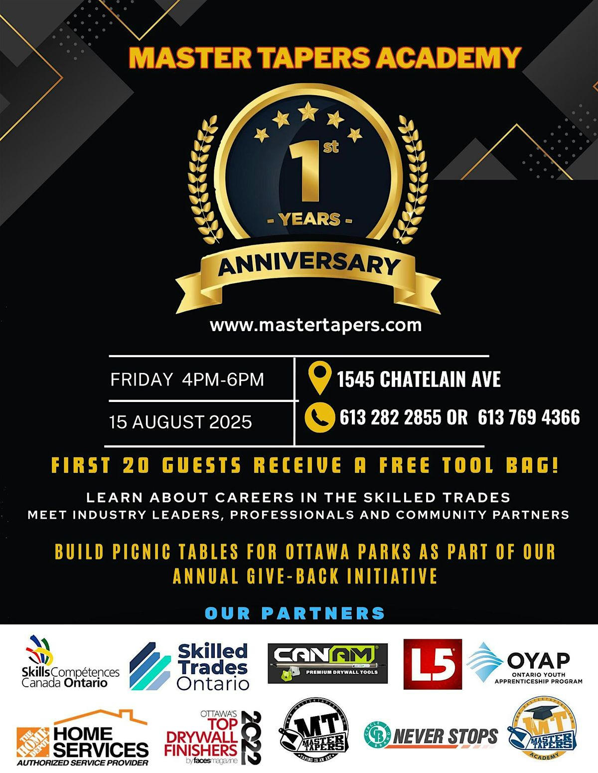 Master Tapers Academy  1st Anniversary