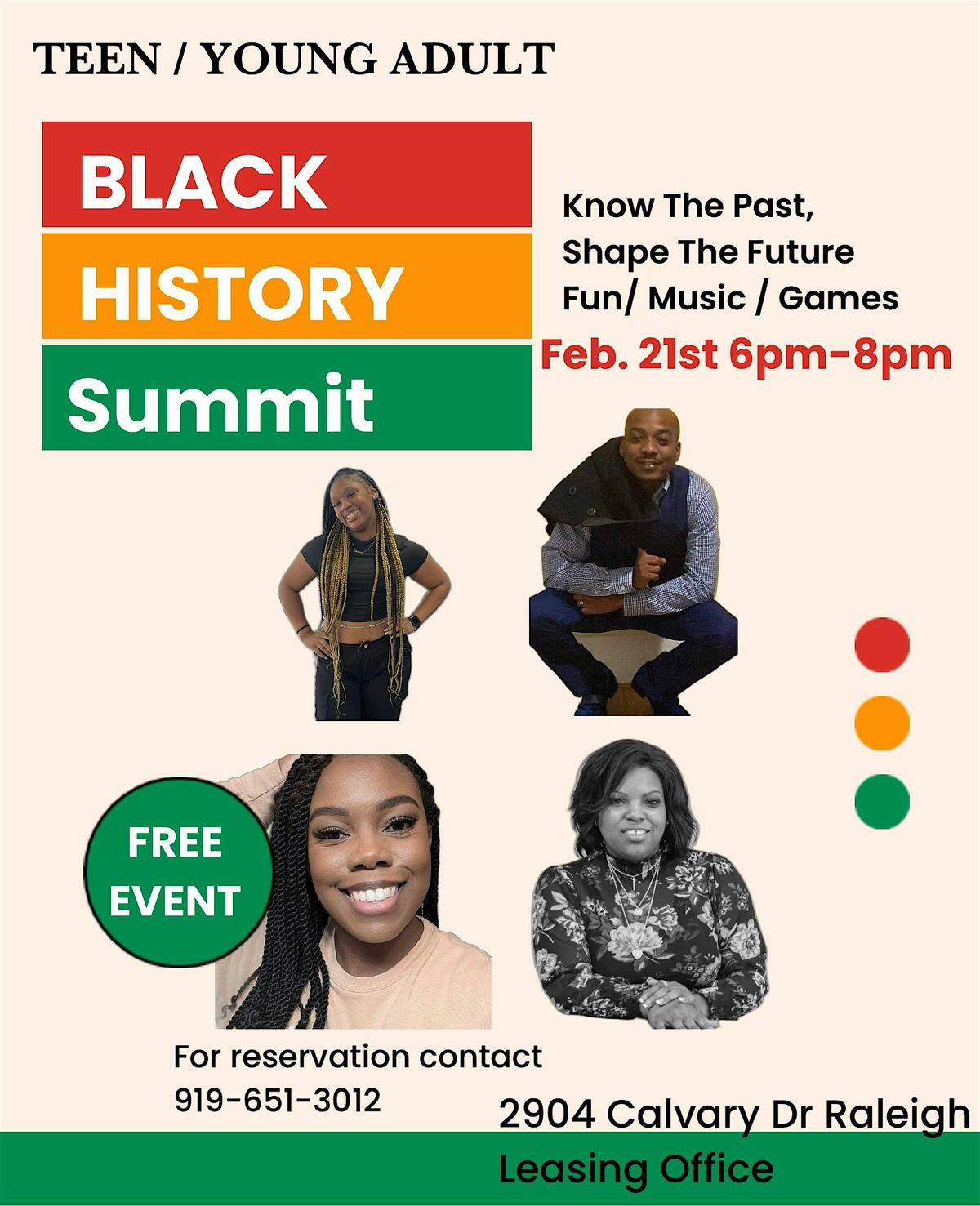 Black History Teen \/ Young Adult Summit!!