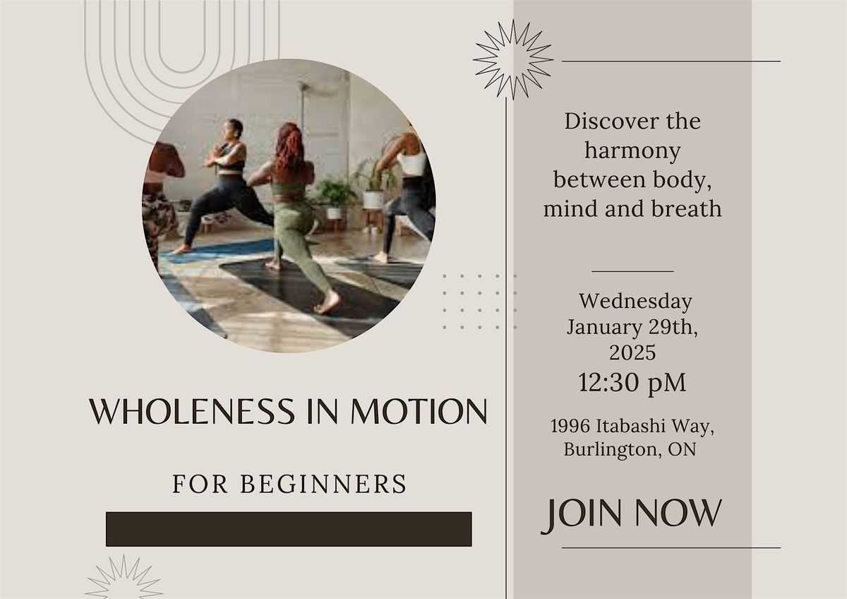 Wholeness in Motion Yoga Class