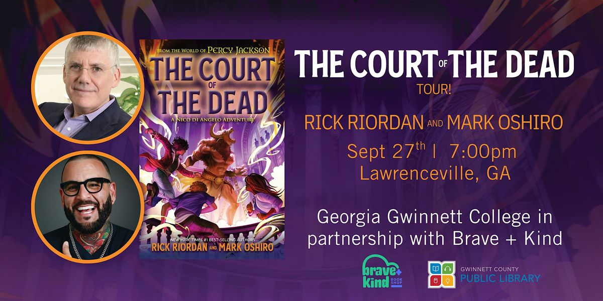 Rick Riordan & Mark Oshiro | THE COURT OF THE DEAD Tour | Atlanta