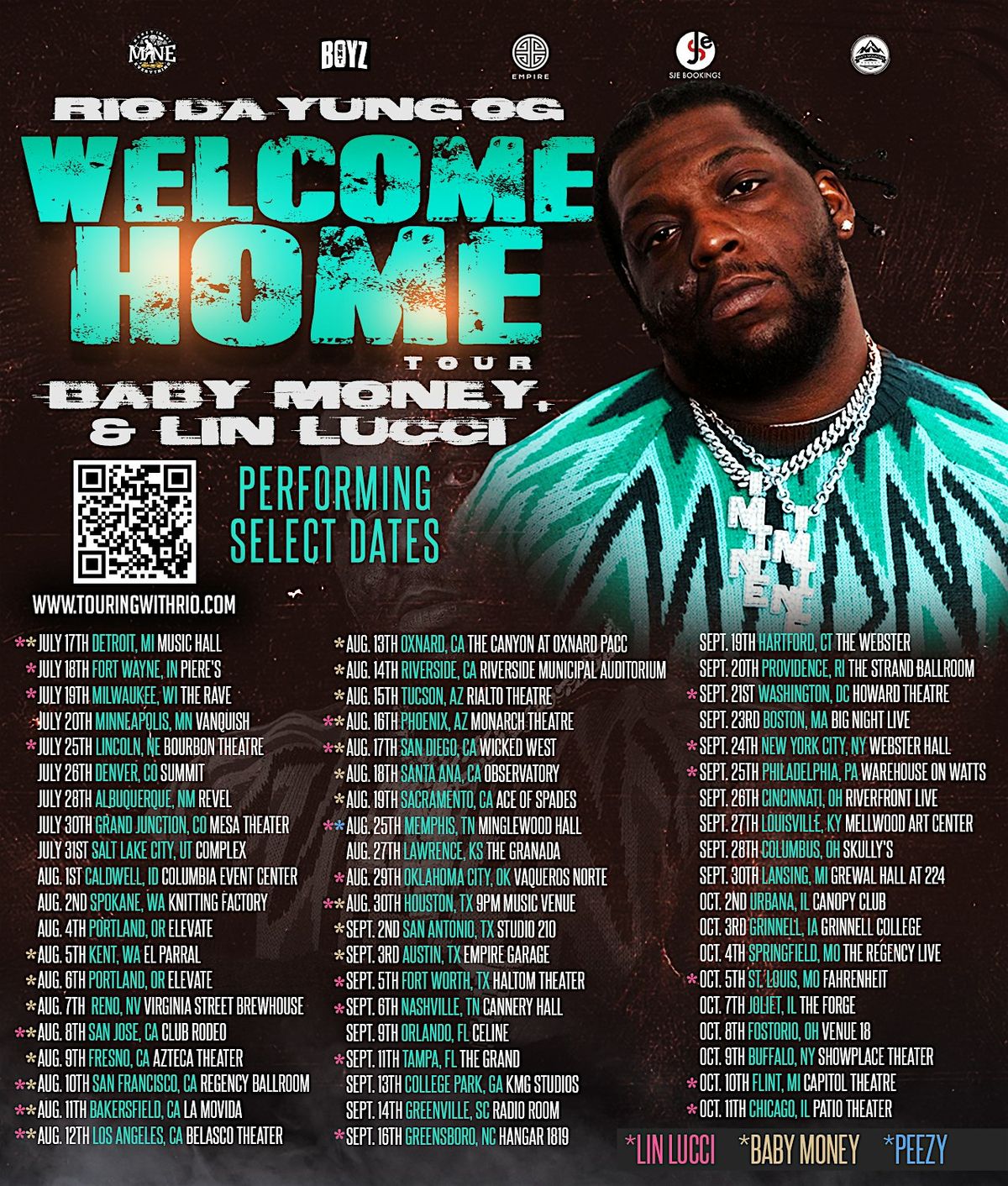 Rio Da Yung OG 'Welcome Home Tour' - Houston, TX