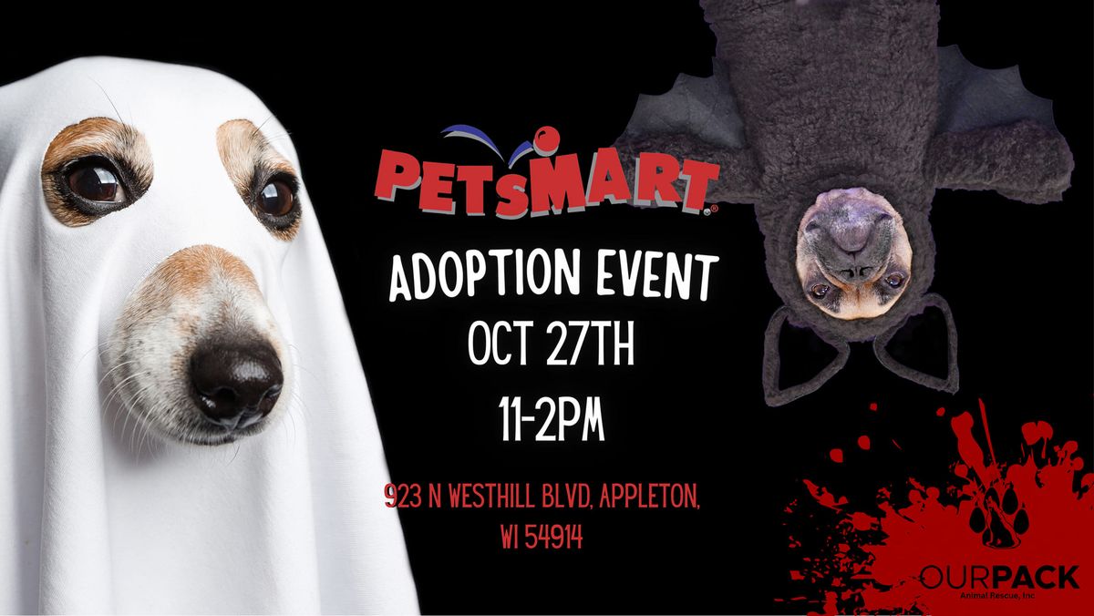 Our Pack Spooktacular Petsmart Adoption Event  10\/27