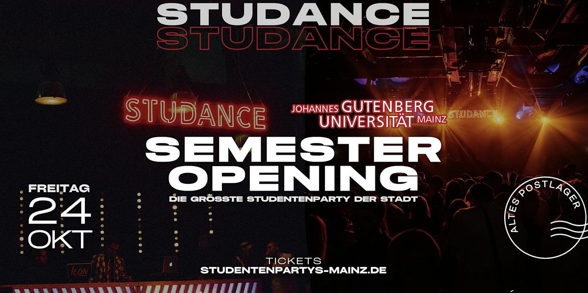STUDANCE I 24.10.25 I   altes Postlager