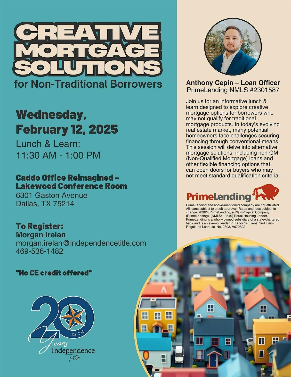 Creative  Mortgage Solutions  | Lunch and Learn for Realtors