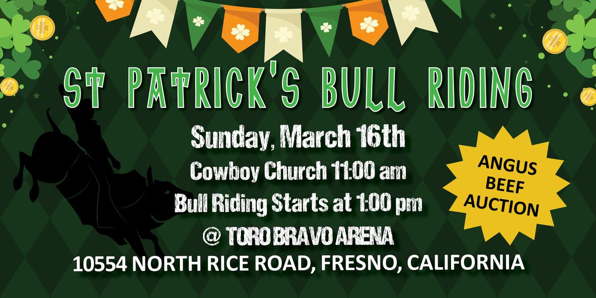 St Patrick's Bull Riding at Toro Bravo Areba