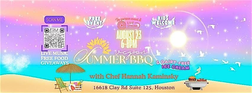 Free Event - Summer Vegan BBQ & Dairy-Free Ice Cream