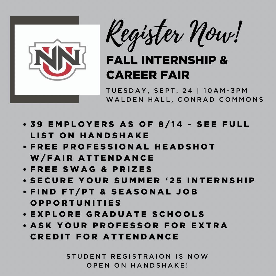 FALL INTERNSHIP & CAREER FAIR