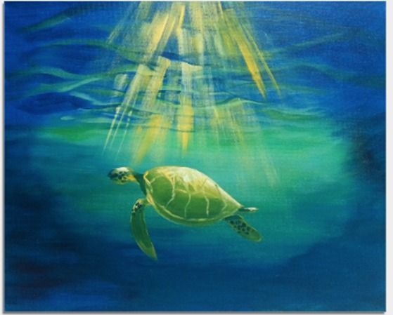 Paint Nite: Sea Turtle Serenity