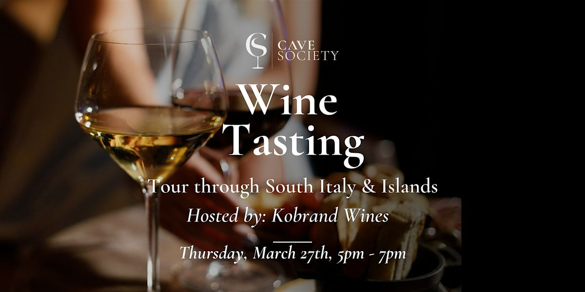 CaveSociety Wine Tasting