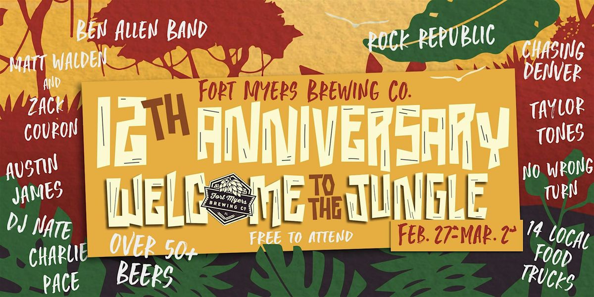 12th Anniversary Party -- Welcome to the Jungle