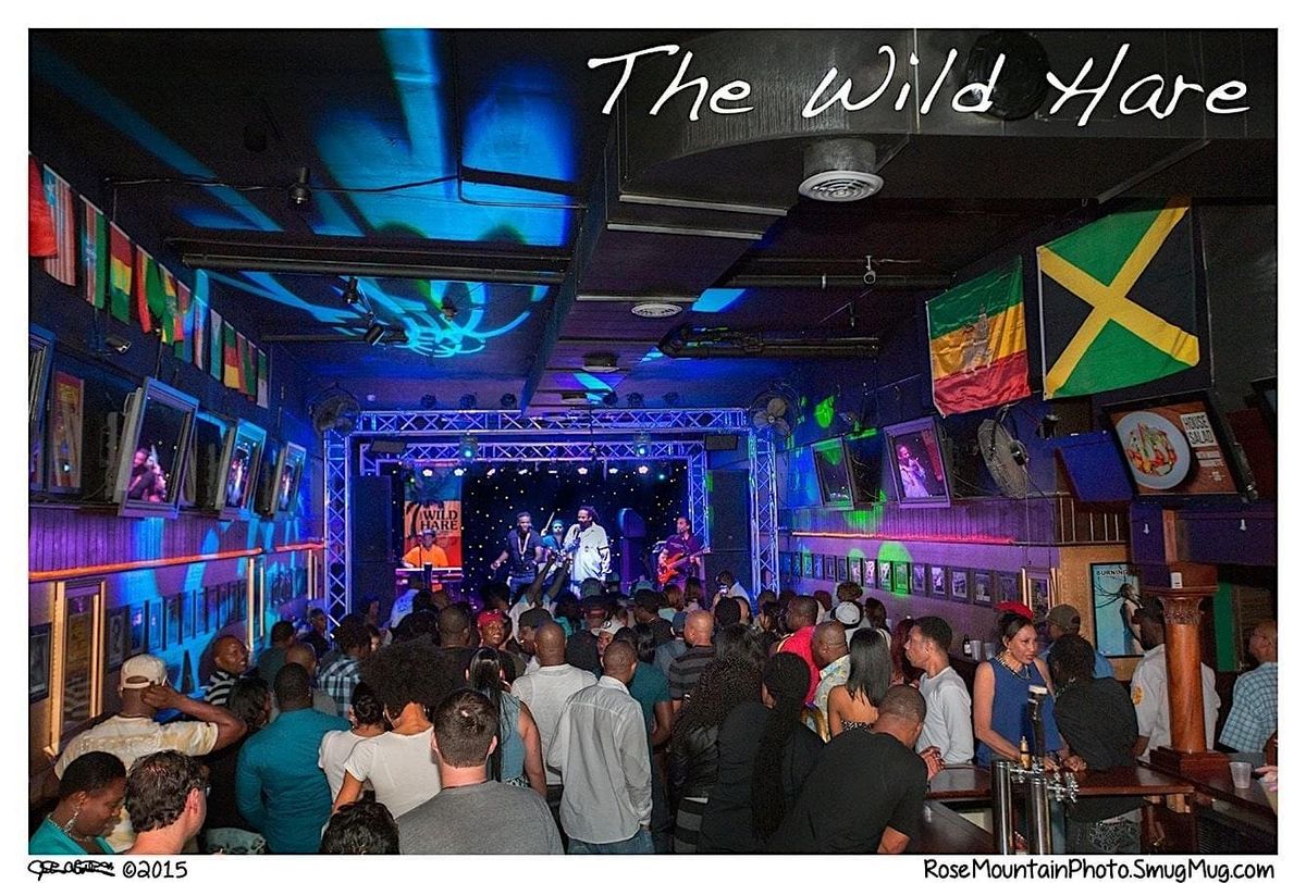 SATURDAY NIGHT REGGAE PARTY at The Wild Hare with HURRICANE REGGAE BAND