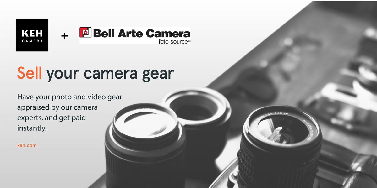 Sell your camera gear (free event) at Bell Arte Camera
