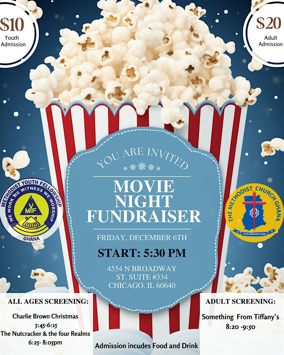 GRMCC Movie Night Fundraiser: The Nutcracker & Something from Tiffany's