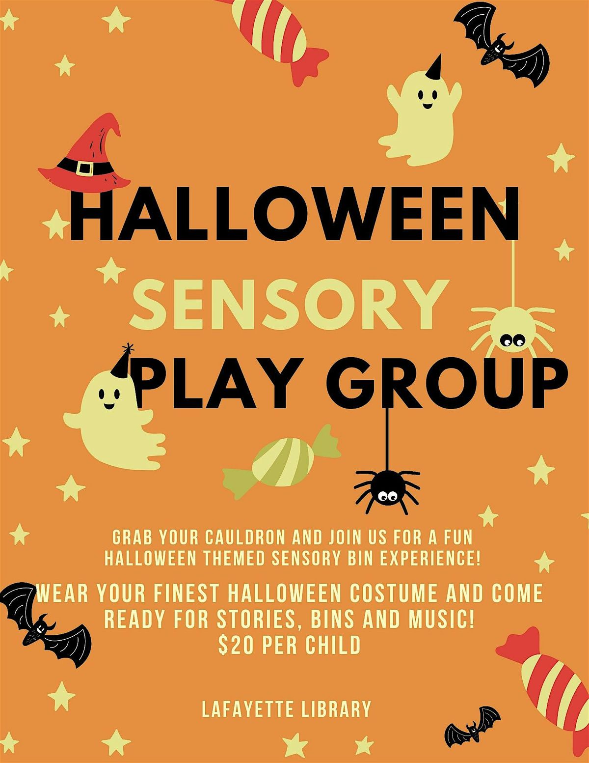 Halloween Sensory Play Group