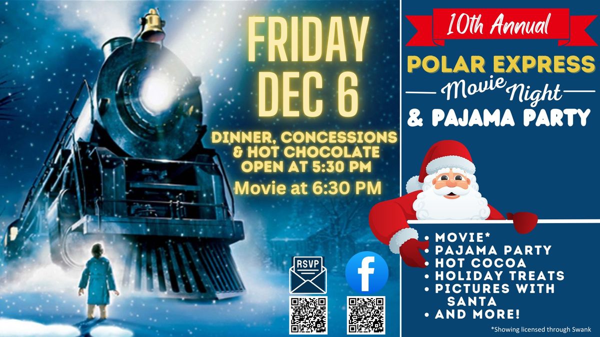 Polar Express Movie Night & PJ Party-FREE Admission-486 Button Ave, Manteca