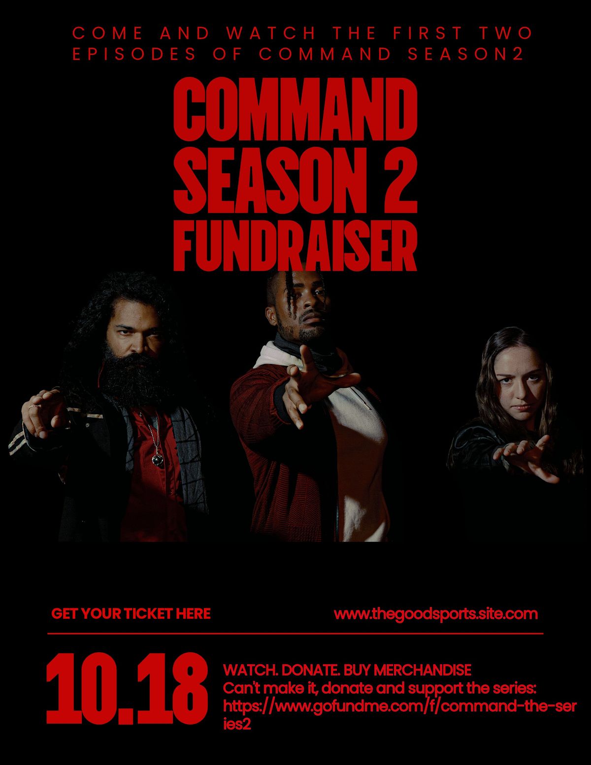 COMMAND SEASON TWO SCREENING FUNDRAISER